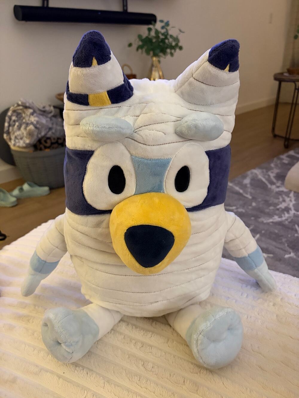 Bluey 18" Halloween Jumbo Plush Mummy Stuffed Animal Ludo Large Holiday